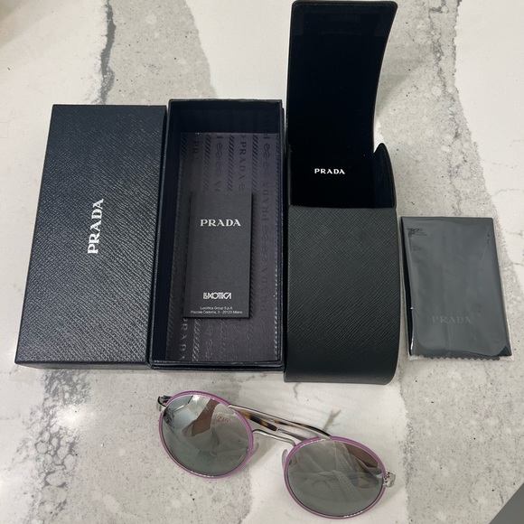 Prada Mirrored Sunglasses - Picture 2 of 6